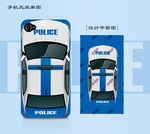 警车创意车手机壳设计