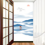 玄关意境山水