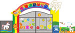 幼儿园门头造型