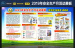 2019安全生产月宣传栏图片