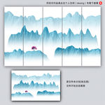 水墨水墨画