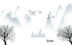 水墨风景画