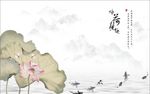 咏荷鱼趣