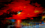 抽象油画