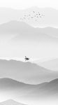 中国风   抽象山水画 大厅装