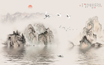 禅意山水画