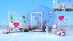 ins网红打卡3D美陈小品