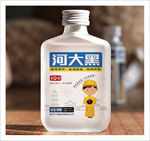 白酒瓶贴设计展开平面图