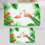 火烈鸟花卉地毯地垫