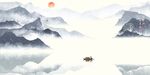 水墨山水画