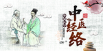 古典中医经络海报