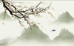 寒梅山水