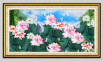 国画荷花