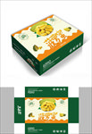 可爱菠萝蜜简约包装箱包装礼盒