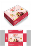 粉色桃子包装箱包装礼盒设计