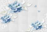 3D浮雕花朵
