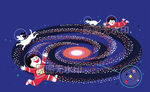 宇宙科幻小朋友婴幼儿童少儿插图