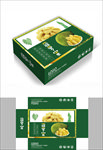 清新菠萝蜜包装箱包装礼盒设计