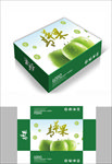 新鲜苹果包装箱包装礼盒设计