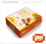 新鲜大芒果包装箱包装礼盒设计