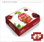 望梅止渴杨梅包装箱包装礼盒设计