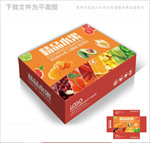 水果通用包装箱包装礼盒设计