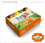水果组合包装箱包装礼盒设计