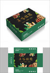 美味桂圆包装箱包装礼盒设计PS