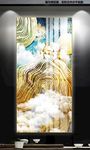 高档豪华金色山水装饰画