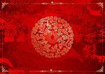 大红大金 防伪证书纹