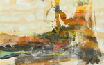 抽象油画