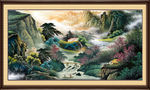 巨幅山水画