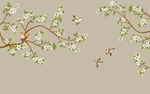 手绘花鸟