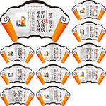 增广昔时贤文展板国学班文化标语