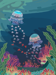 海洋世界背景