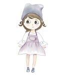 手绘卡通小女孩