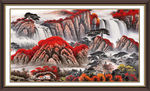巨幅山水画