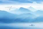 中式山水画