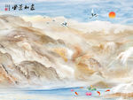 风景画背景墙精品
