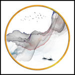 山水无框画TIF分层