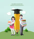 学区房学生孩子素材