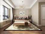 现代美式卧室集成墙面模型效果图