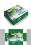 有机鲜葡萄包装箱包装礼盒设计