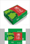 大西瓜包装箱包装礼盒设计
