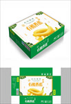 精品生态香蕉包装箱包装礼盒设计