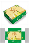 热带香蕉包装箱包装礼盒设计