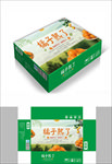 可口桔子包装箱包装礼盒设计
