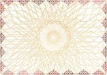 柑果 花样证书纹
