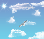 蓝天