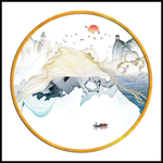 水墨画  TIF分层 精品